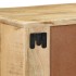 Mueble de TV de pared madera maciza mango rugosa 100x32x25