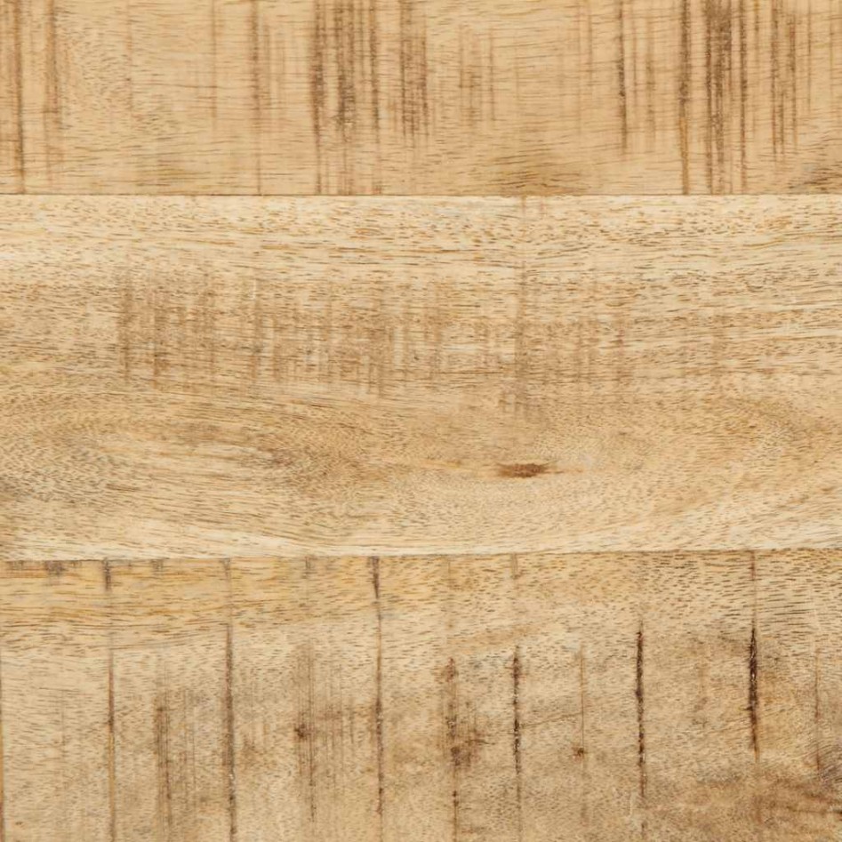 Mueble de TV de pared madera maciza mango rugosa 100x32x25
