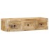 Mueble de TV de pared madera maciza mango rugosa 100x32x25