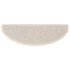 Alfombra autoadhesiva escalera sisal 30 uds 65x21x4 cm