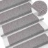 Alfombra autoadhesiva escalera sisal 30 uds 65x21x4 cm