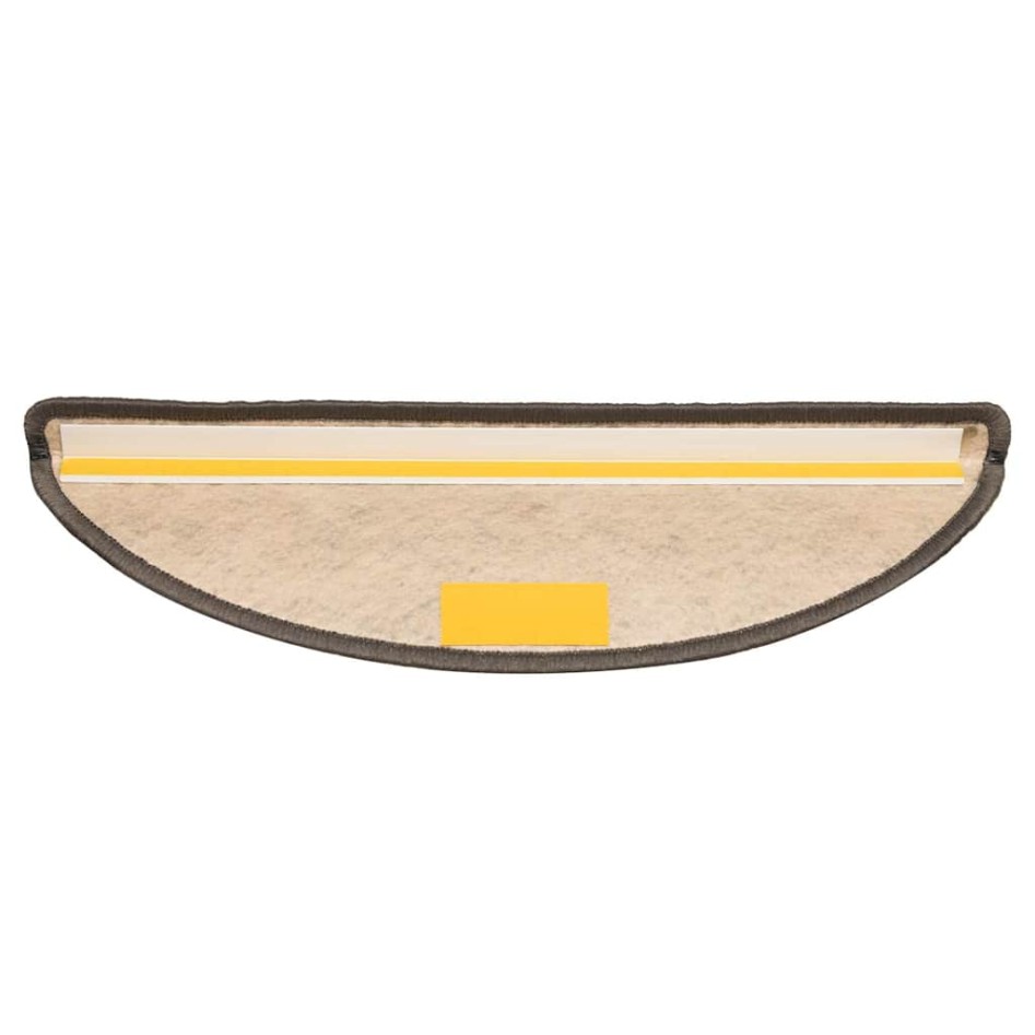 Alfombra autoadhesiva escalera sisal 30 uds marrón