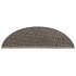 Alfombra autoadhesiva escalera sisal 30 uds marrón