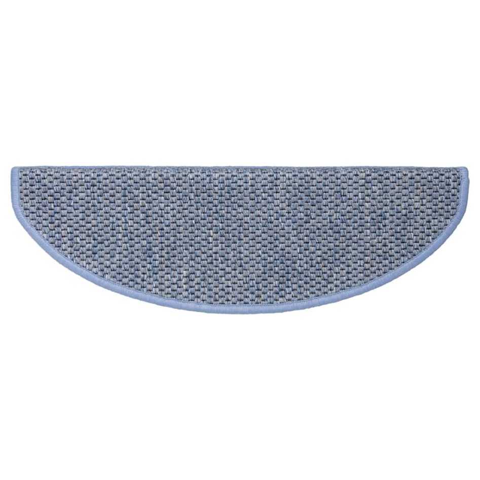 Alfombra autoadhesiva escalera sisal 30 uds 65x21x4 cm