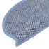 Alfombra autoadhesiva escalera sisal 30 uds 65x21x4 cm