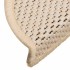 Alfombra autoadhesiva escalera sisal 30 uds 56x17x3 cm