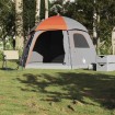 Tienda familiar Igloo para 6 personas impermeable gris naranja