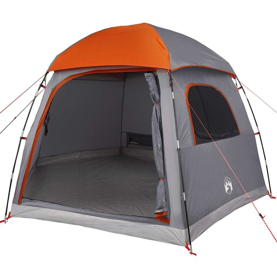 Tienda familiar Igloo para 6 personas impermeable gris