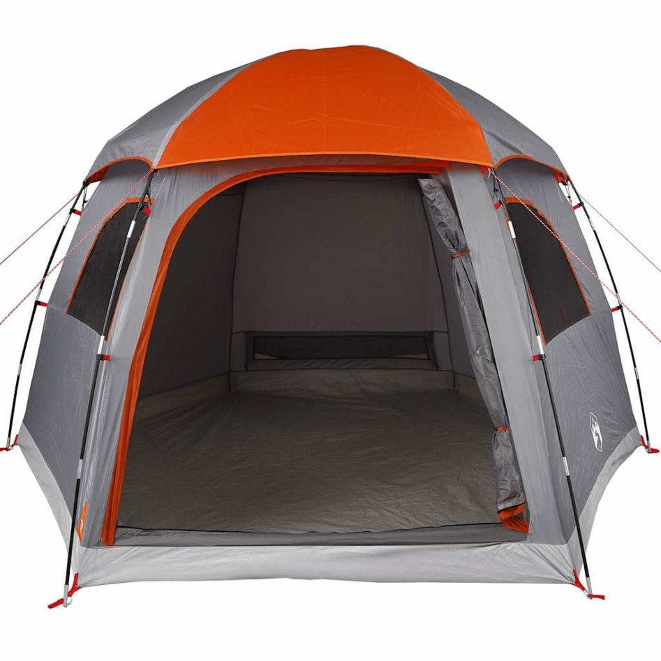 Tienda familiar Igloo para 6 personas impermeable gris