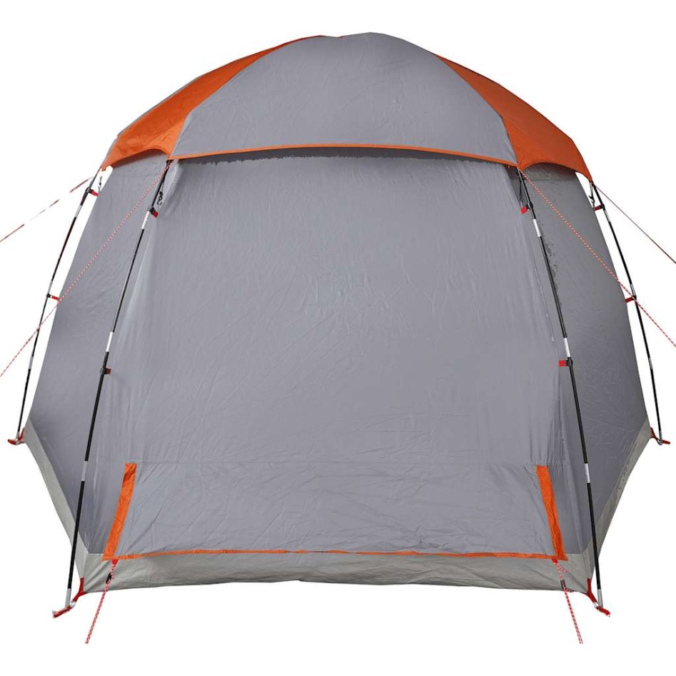 Tienda familiar Igloo para 6 personas impermeable gris