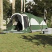 Tienda de campaña familiar túnel 8 personas impermeable verde