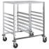 Carro con bandejas y 12 contenedores GN 75x55x87