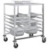 Carro con bandejas y 12 contenedores GN 75x55x87