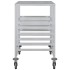 Carro con bandejas y 12 contenedores GN 75x55x87
