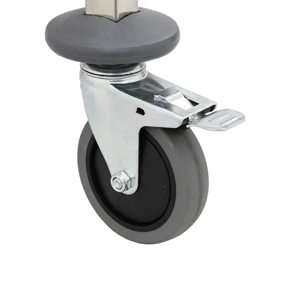 Carro con bandejas y 12 contenedores GN 75x55x87