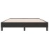 Cama box spring sin colchón terciopelo negro 160x220