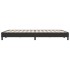 Cama box spring sin colchón terciopelo negro 160x220