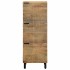 Aparador alto madera maciza de mango marrón 40x33x110