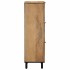 Aparador alto madera maciza de mango marrón 40x33x110