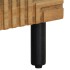 Aparador alto madera maciza de mango marrón 40x33x110