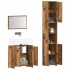 Juego de muebles de baño 3 piezas madera ingeniería