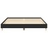 Cama sin colchón negro 180x200 cm madera de