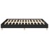 Cama sin colchón negro 180x200 cm madera de