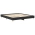 Cama sin colchón negro 180x200 cm madera de
