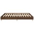 Estructura de cama sin colchón madera marrón roble 160x200