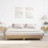 Estructura de cama sin colchón roble artesanal 180x200