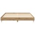 Estructura de cama sin colchón roble artesanal 180x200