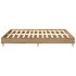 Estructura de cama sin colchón roble artesanal 180x200