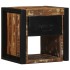 Mesilla de noche multicolor 40x35x40 cm madera maciza