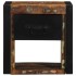 Mesilla de noche multicolor 40x35x40 cm madera maciza