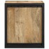 Mesitas de noche 2 piezas 40x35x40cm madera maciza rugosa