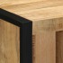 Mesitas de noche 2 piezas 40x35x40cm madera maciza rugosa