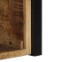 Mesitas de noche 2 piezas 40x35x40cm madera maciza rugosa