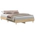 Estructura de cama sin colchón roble Sonoma 120x190 cm