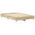 Estructura de cama sin colchón roble Sonoma 120x190 cm