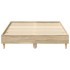 Estructura de cama sin colchón roble Sonoma 120x190 cm