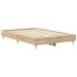 Estructura de cama sin colchón roble Sonoma 120x190 cm