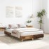 Estructura de cama sin colchón madera vieja 120x190 cm