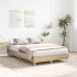 Estructura de cama sin colchón roble Sonoma 135x190 cm