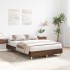 Estructura de cama sin colchón marrón roble 140x190 cm