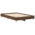 Estructura de cama sin colchón marrón roble 140x190 cm