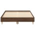 Estructura de cama sin colchón marrón roble 140x190 cm