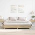 Estructura de cama sin colchón roble Sonoma 200x200