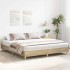 Estructura de cama sin colchón roble Sonoma 200x200