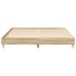 Estructura de cama sin colchón roble Sonoma 200x200