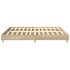 Estructura de cama sin colchón roble Sonoma 200x200